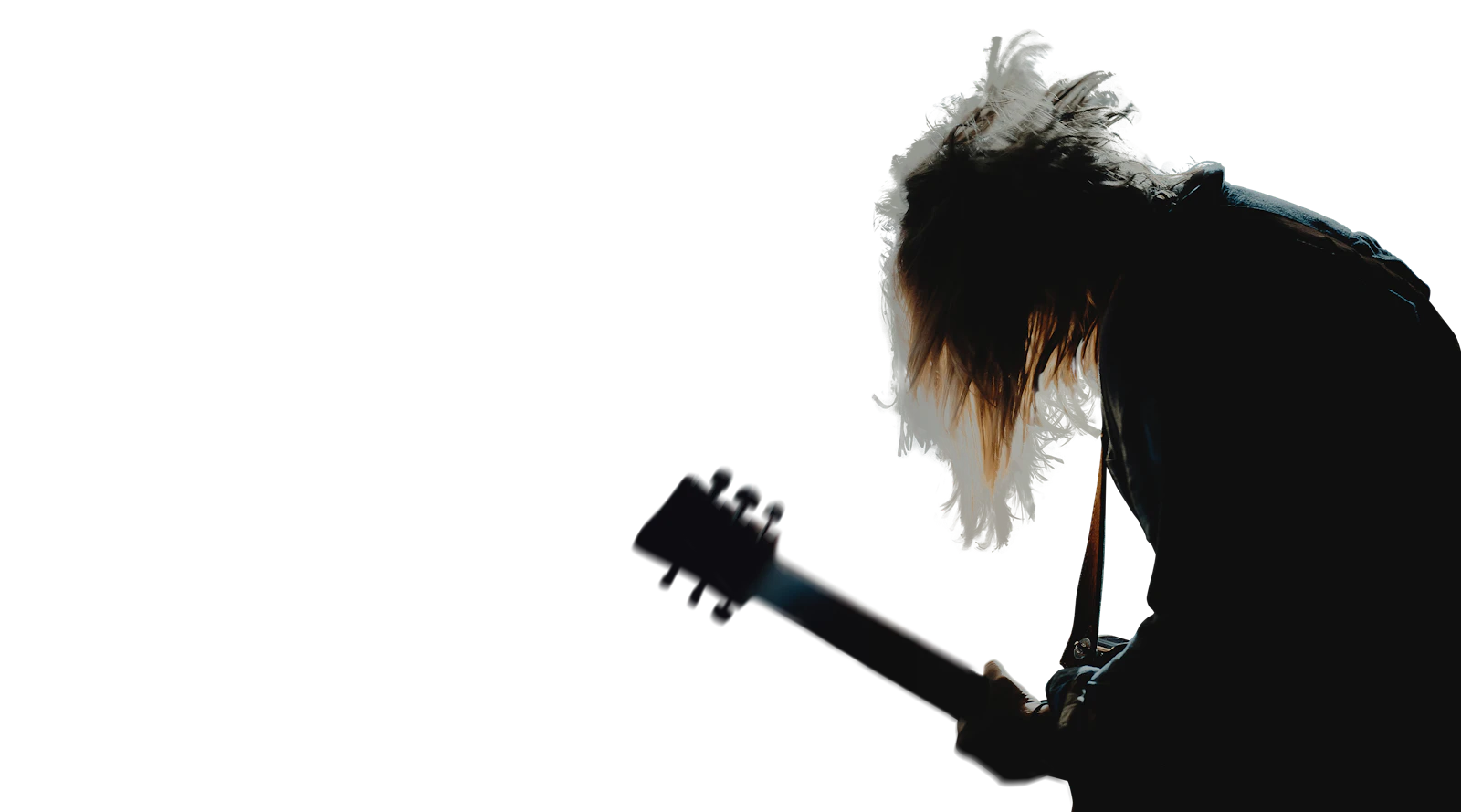 Guitarist performing on stage